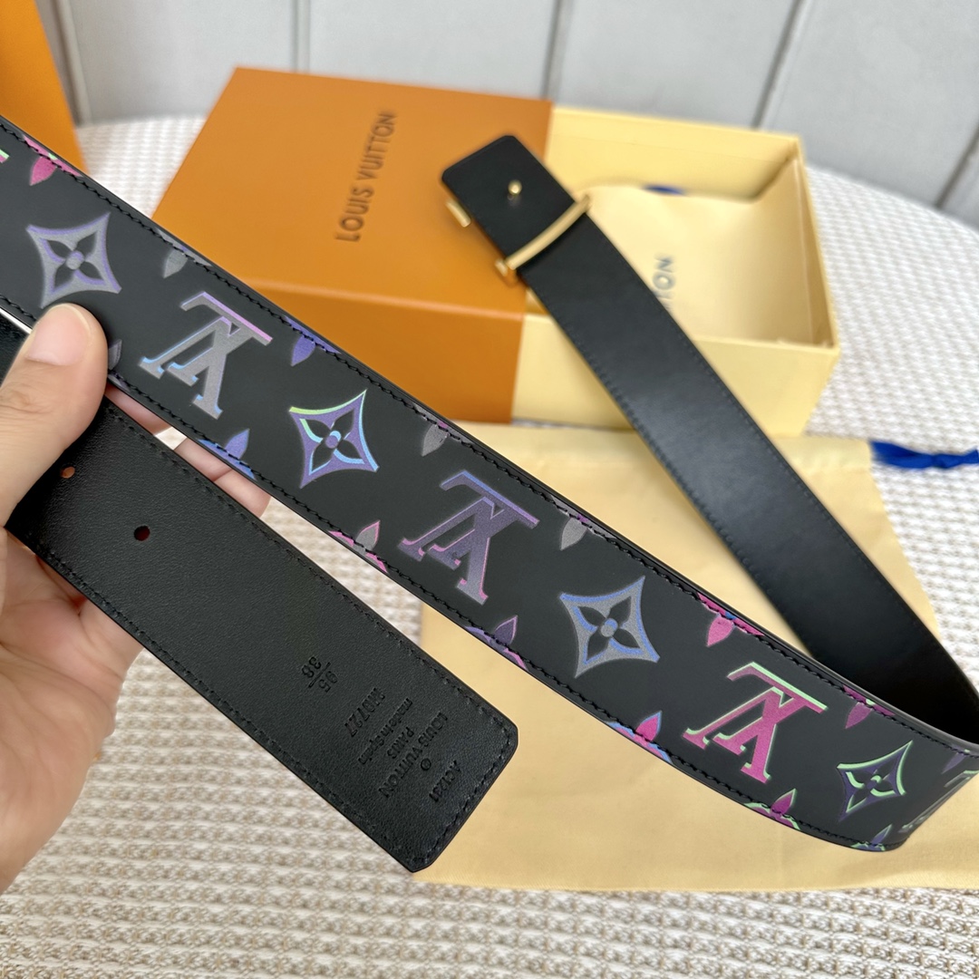 Louis Vuitton Basic Belt Cow Leather 40mm-m-l