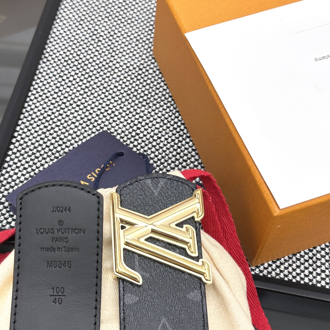 Louis Vuitton Male Basic Belt Canvas S-m-l