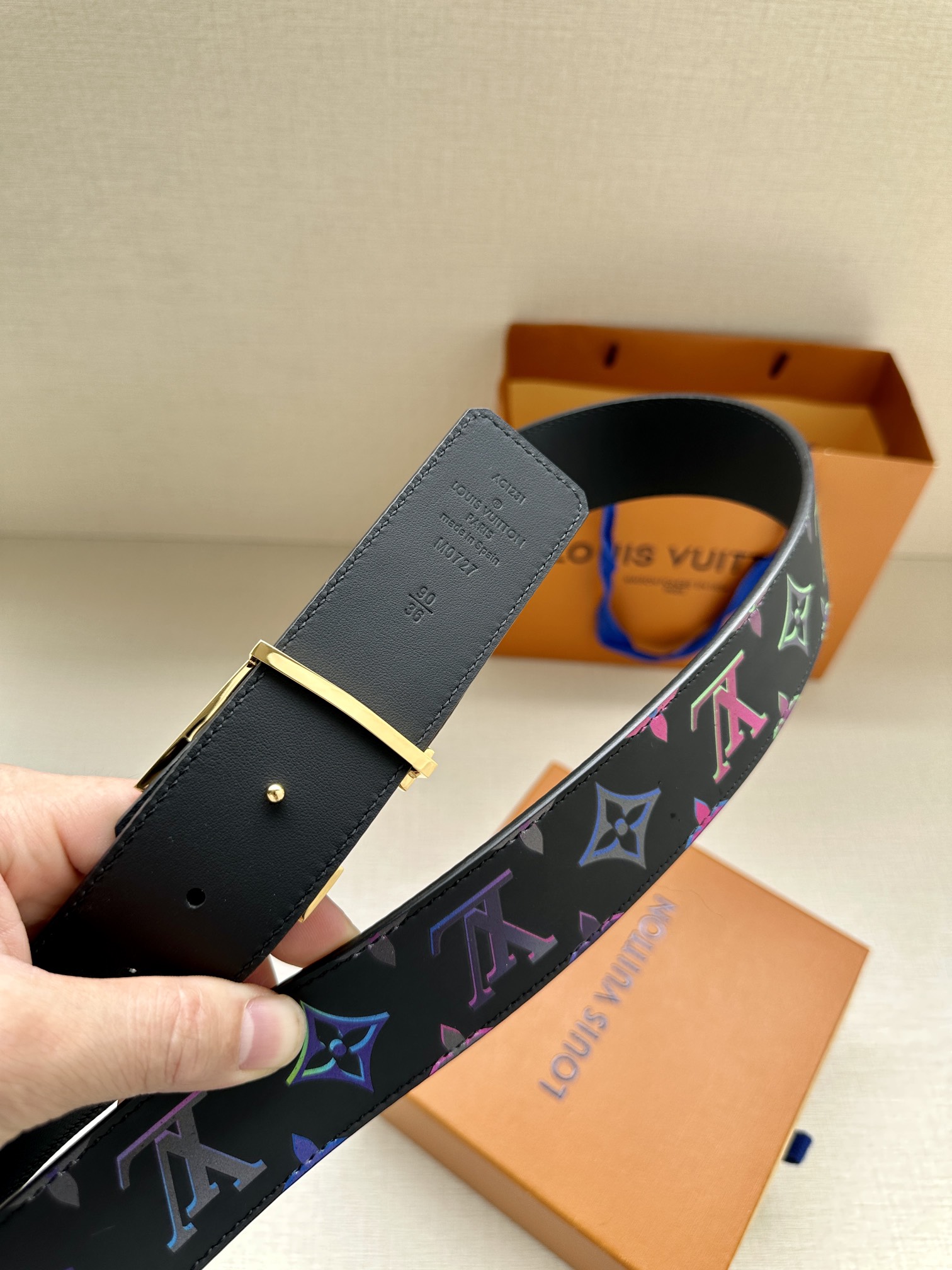 Louis Vuitton Basic Belt Cow Leather S-m-l