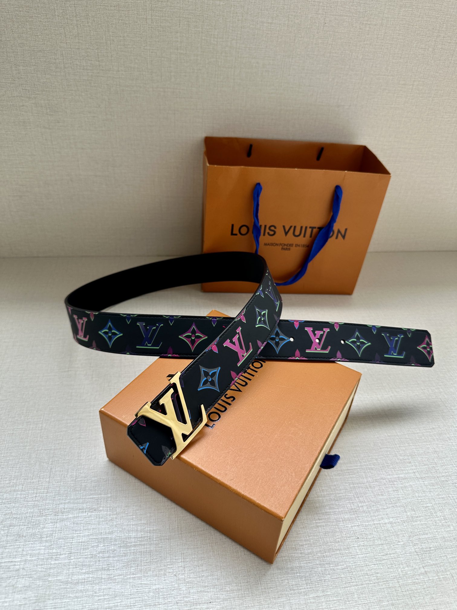 Louis Vuitton Basic Belt Cow Leather S-m-l