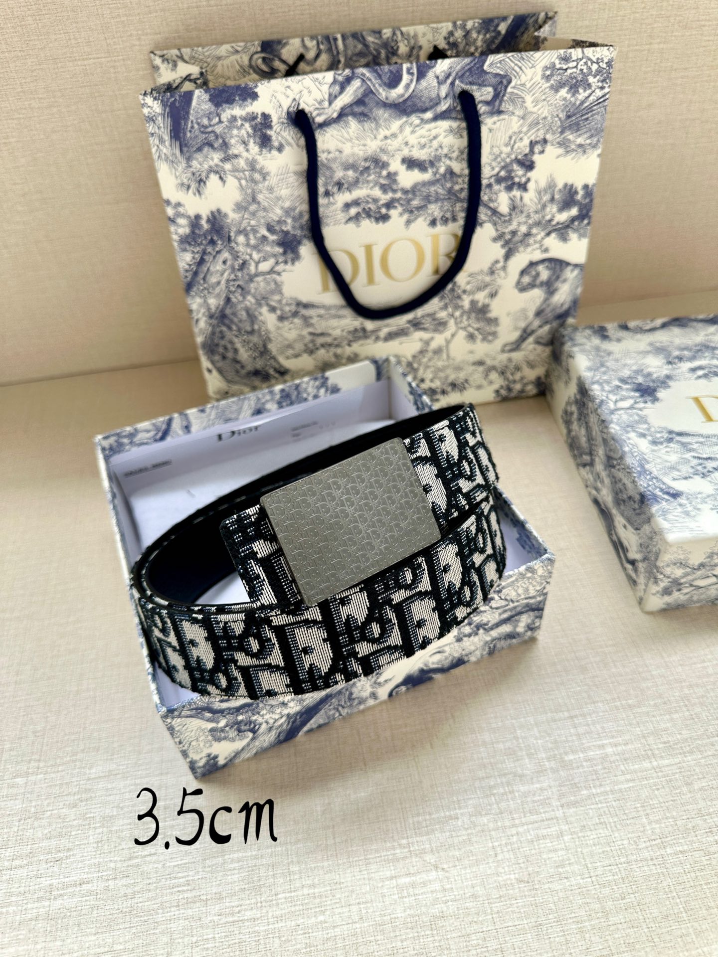 Dior Basic Belt Cow Leather Adjustable L