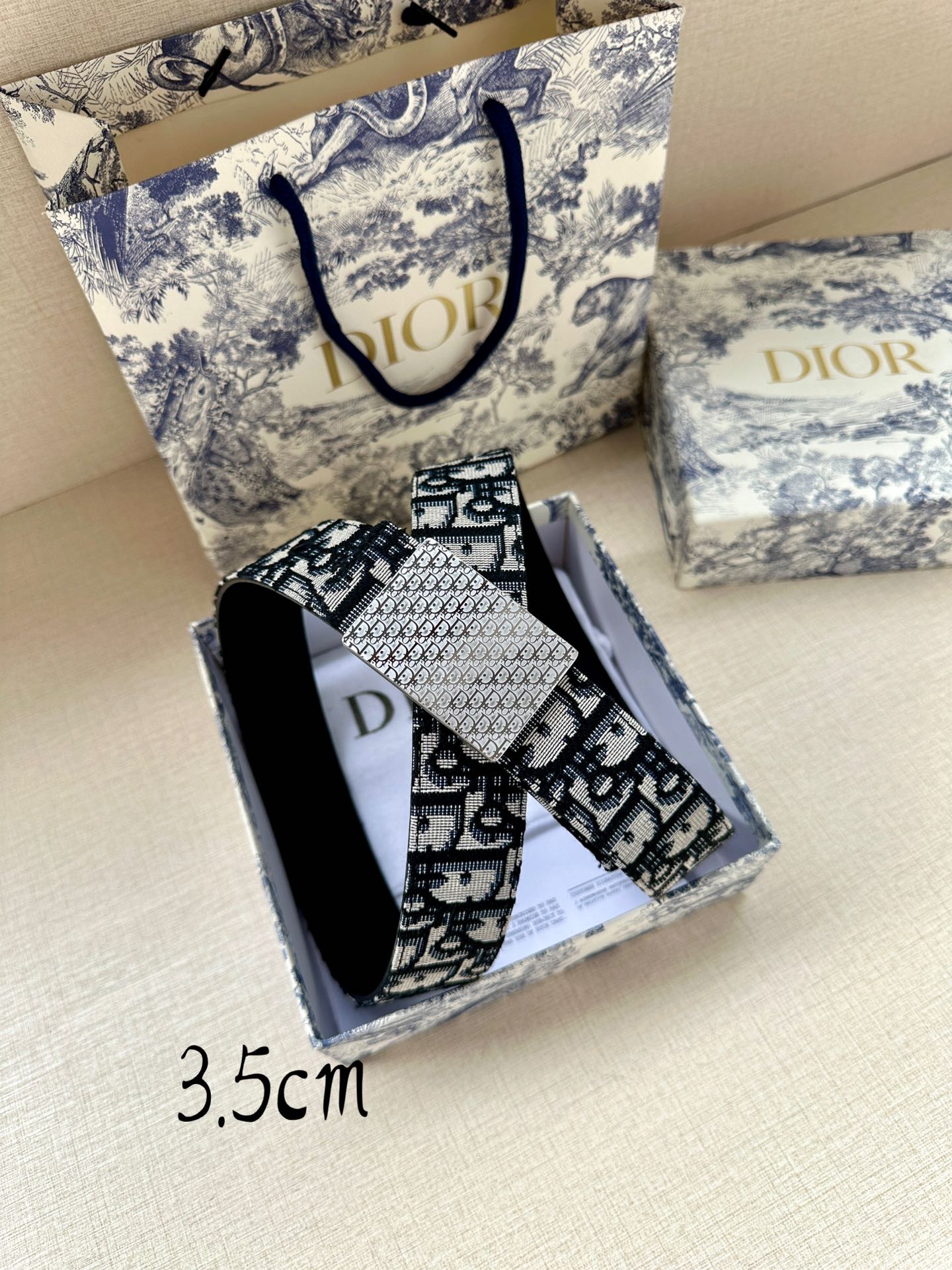 Dior Basic Belt Cow Leather Adjustable L