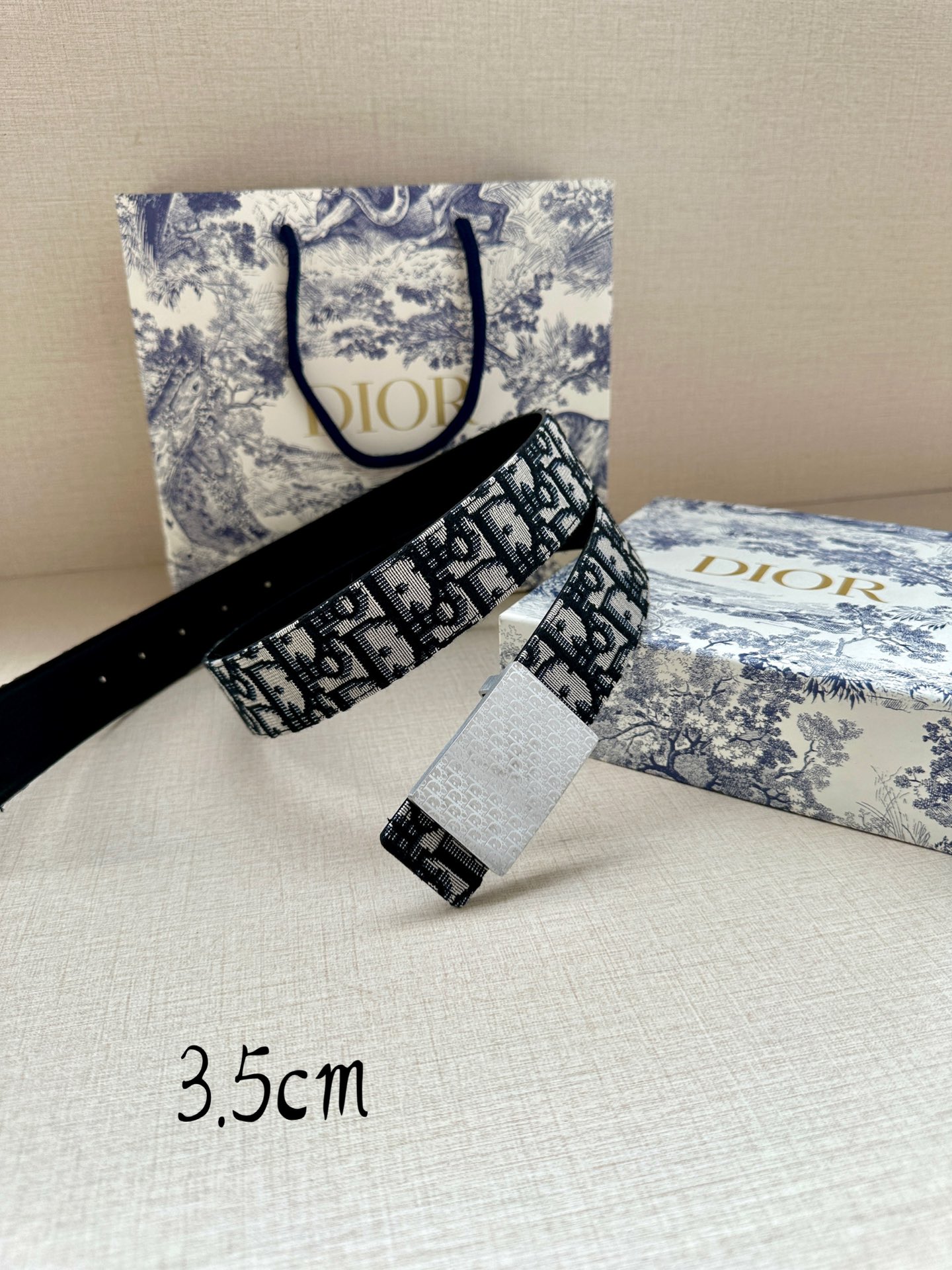 Dior Basic Belt Cow Leather Adjustable L