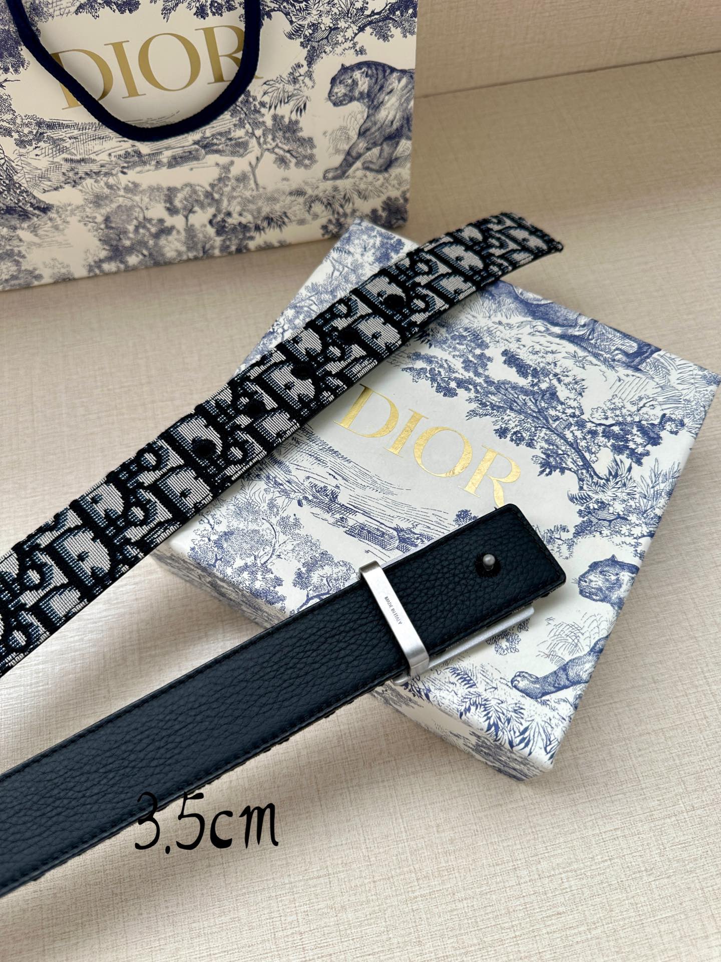 Dior Basic Belt Cow Leather Adjustable L