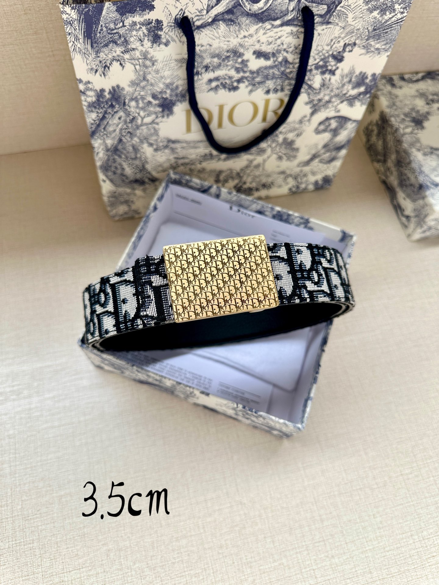 Dior Basic Belt Cow Leather Adjustable L