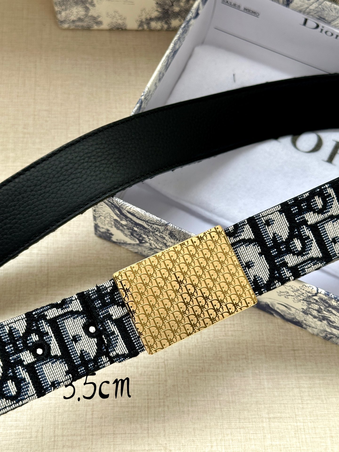 Dior Basic Belt Cow Leather Adjustable L