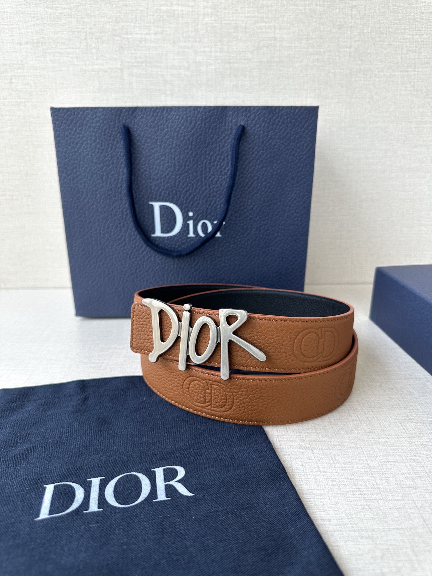Dior Basic Belt Cow Leather Black