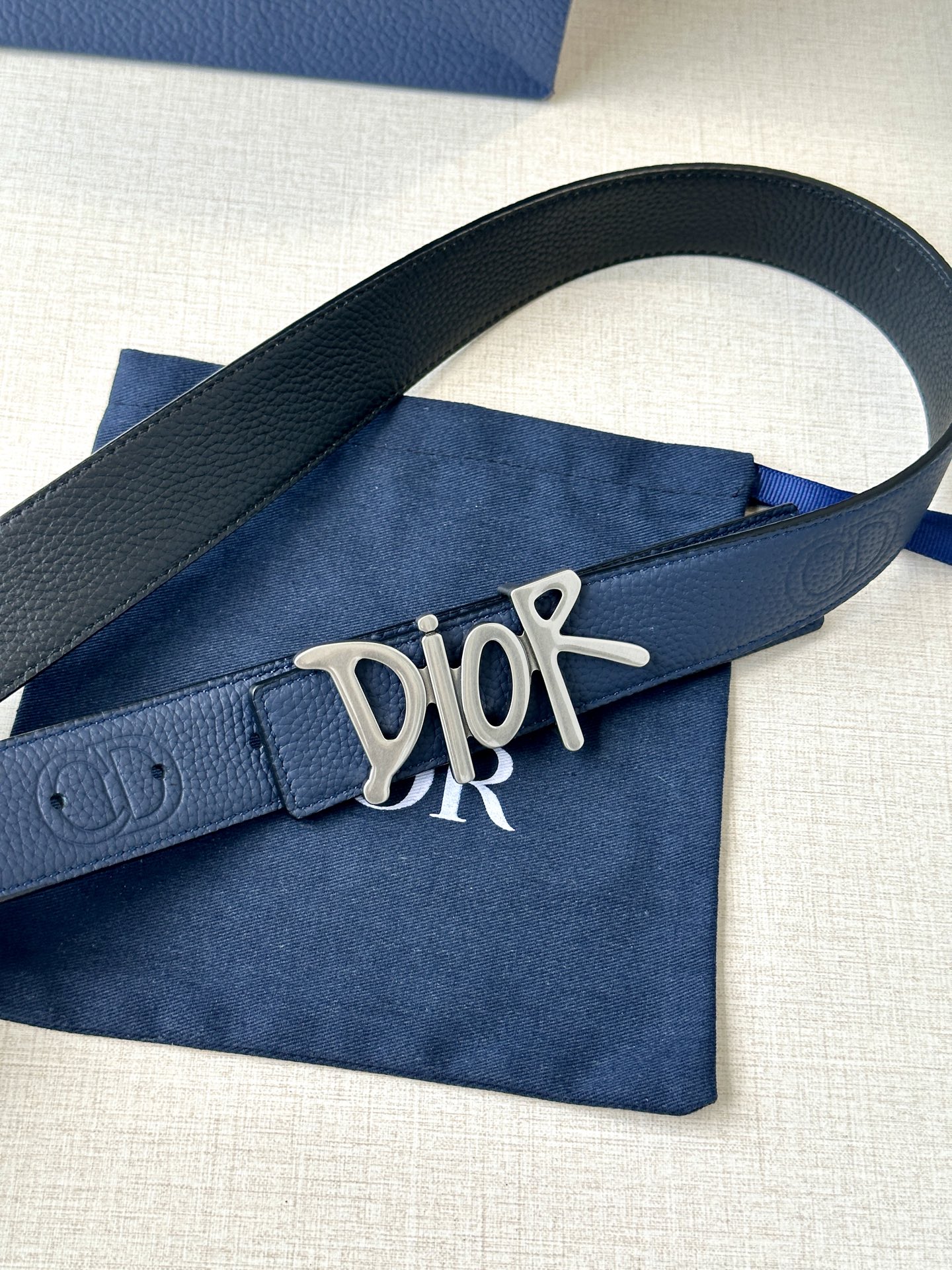 Dior Basic Belt Cow Leather Black