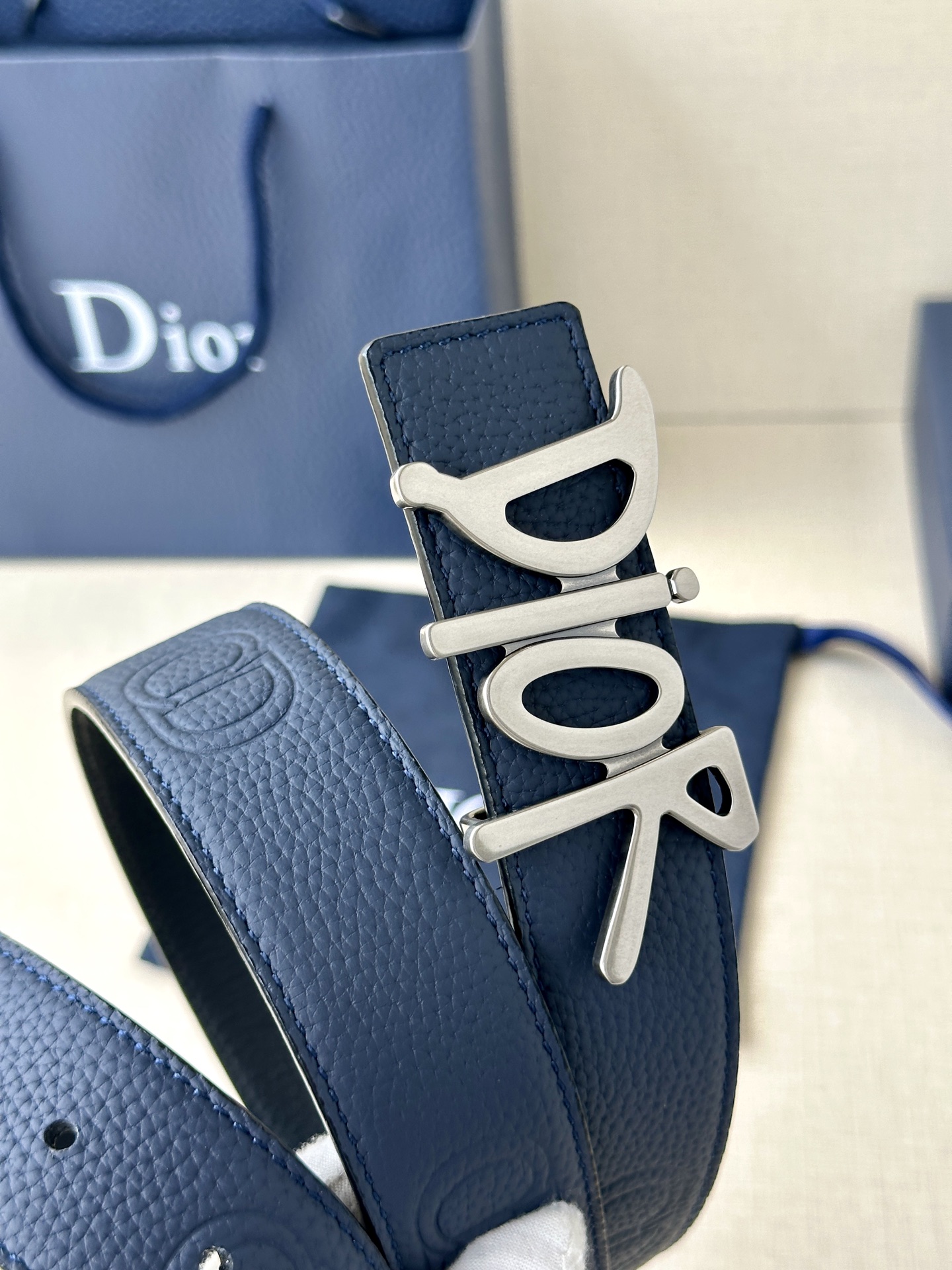 Dior Basic Belt Cow Leather Black