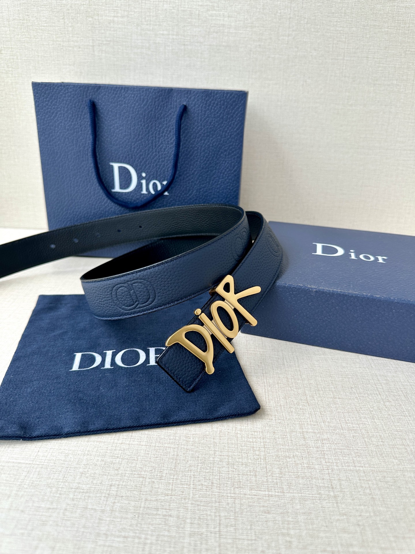 Dior Basic Belt Cow Leather Black