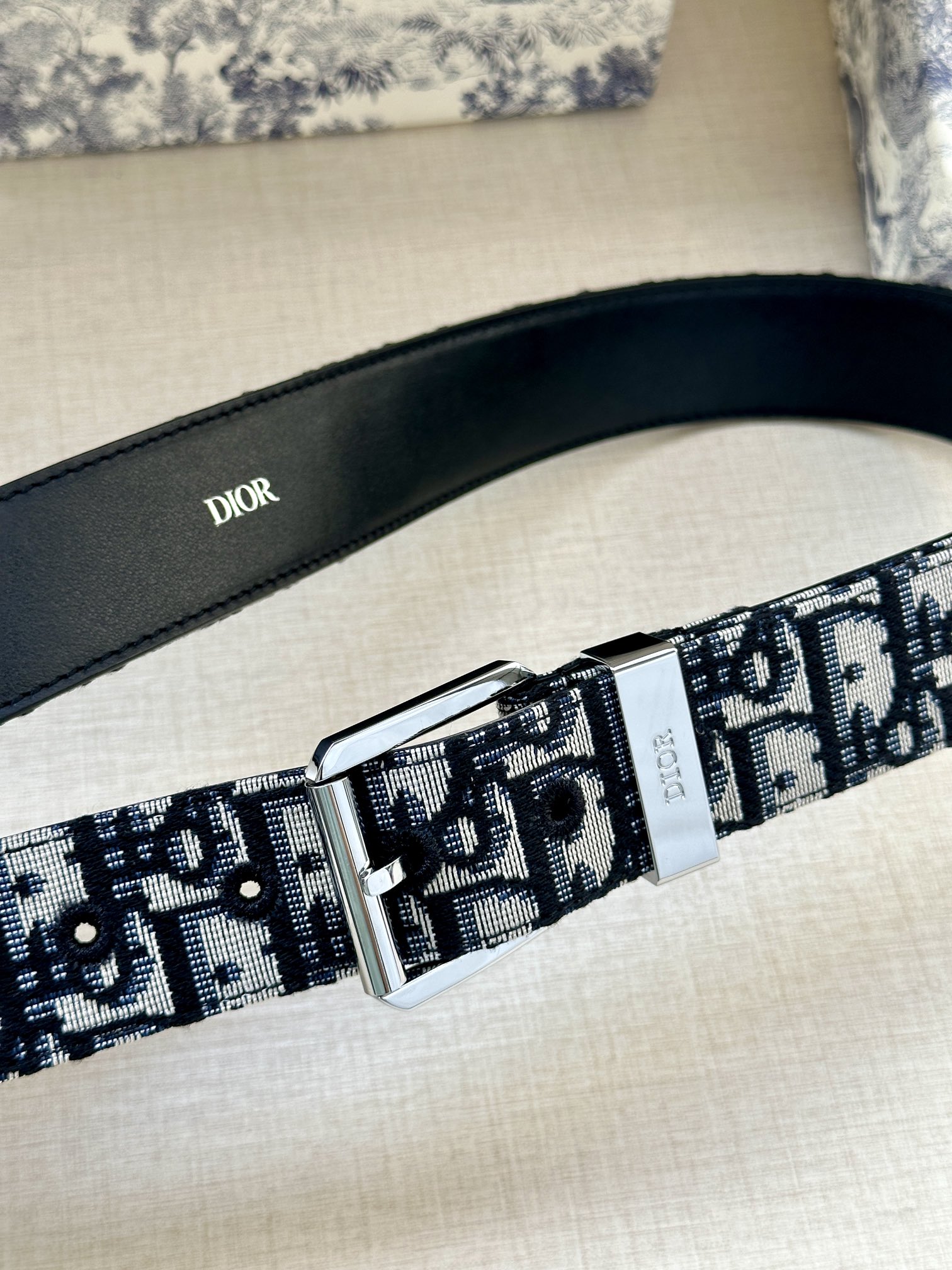 Dior Basic Belt Black Adjustable L