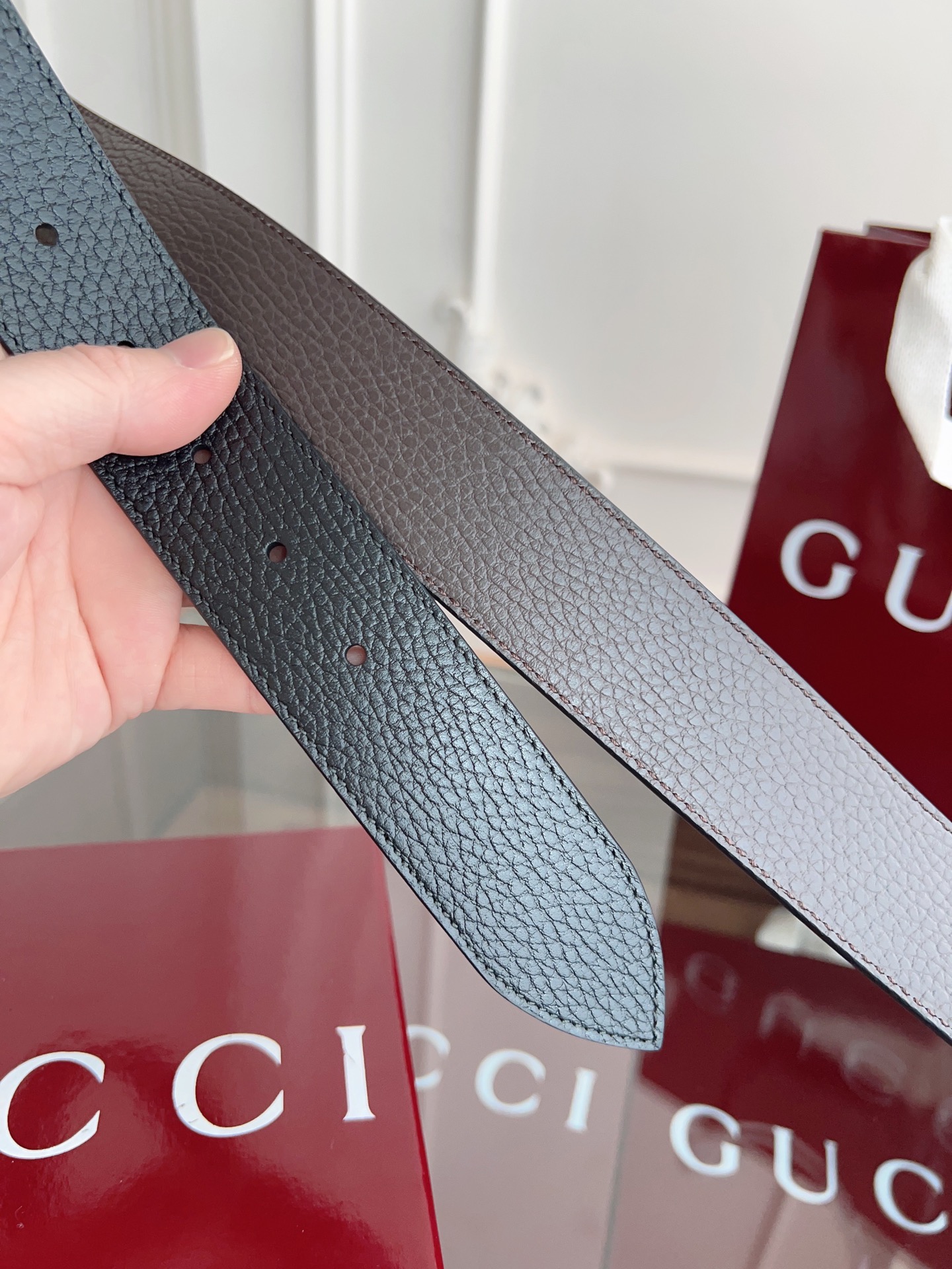 Gucci Basic Belt Cow Leather M