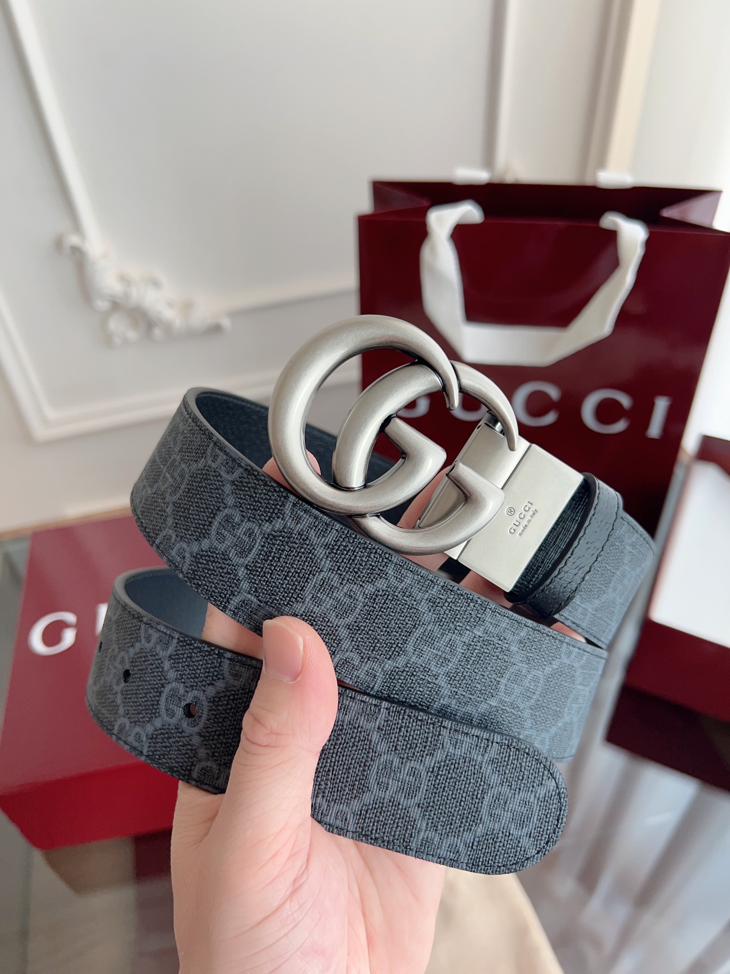 Gucci Basic Belt Black S-m