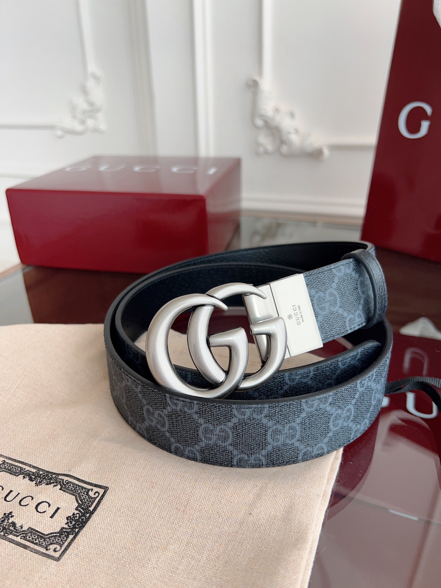 Gucci Basic Belt Black S-m