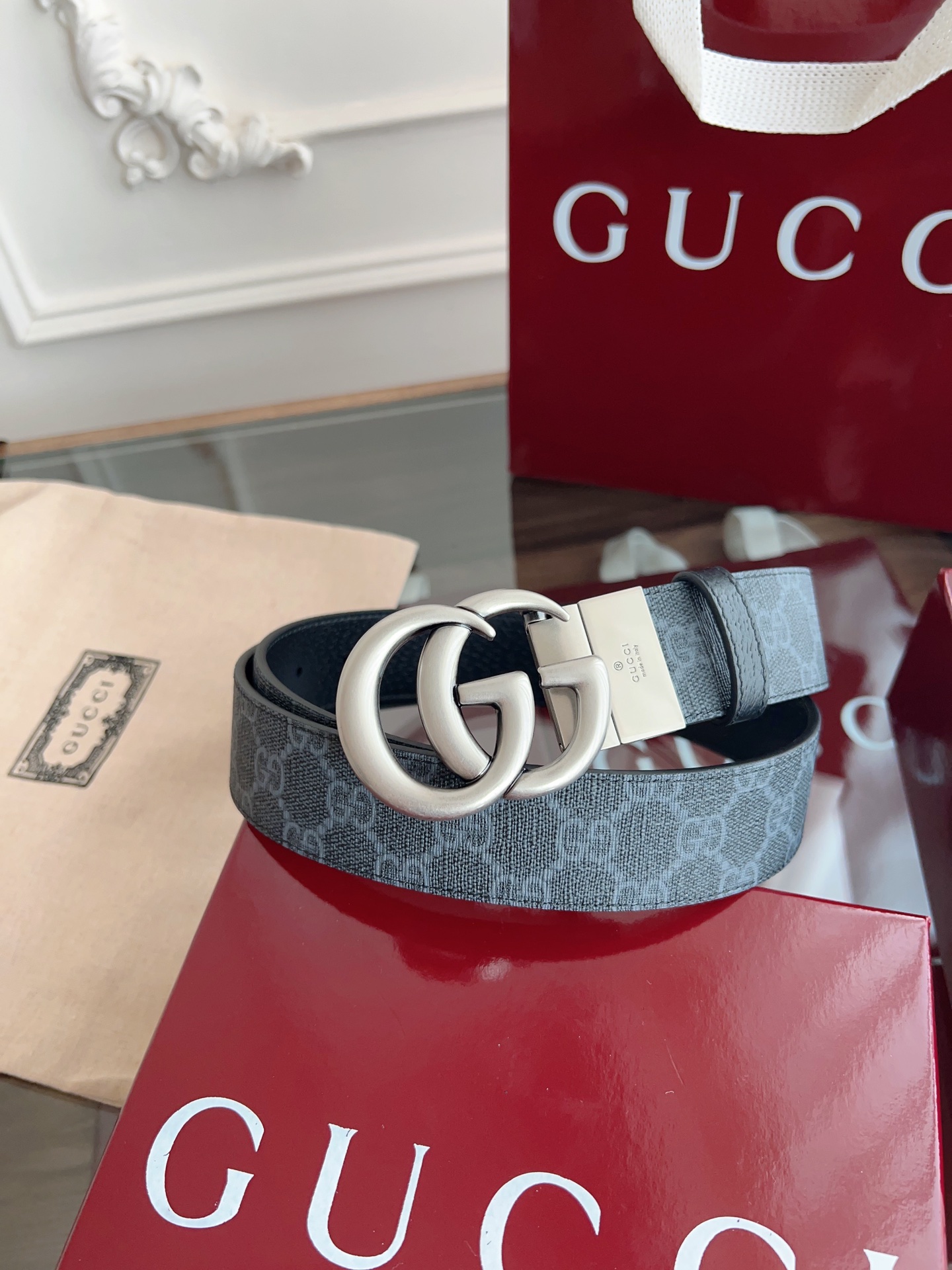Gucci Basic Belt Black S-m