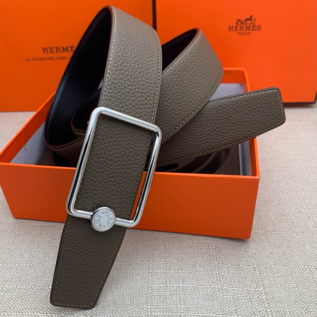 Hermès Basic Belt Top Grain Leather 38cm