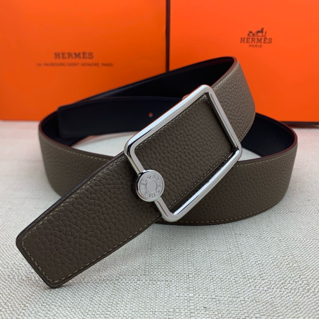 Hermès Basic Belt Top Grain Leather 38cm