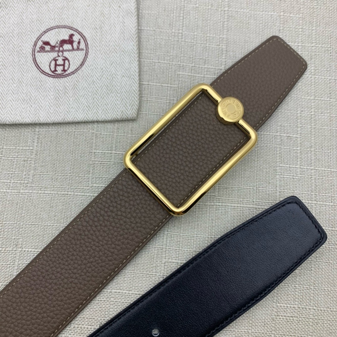 Hermès Basic Belt Top Grain Leather 38cm