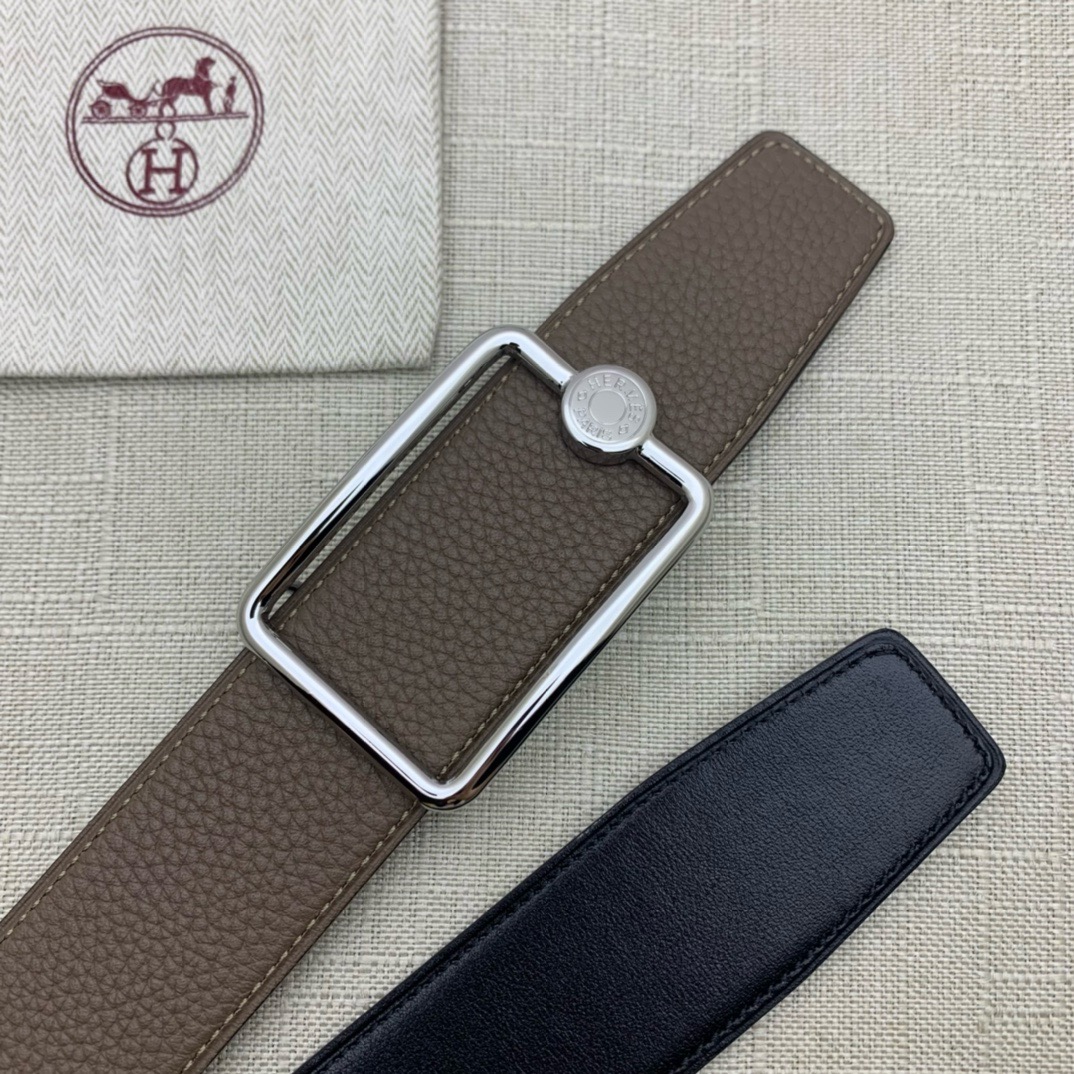Hermès Basic Belt Top Grain Leather 38cm