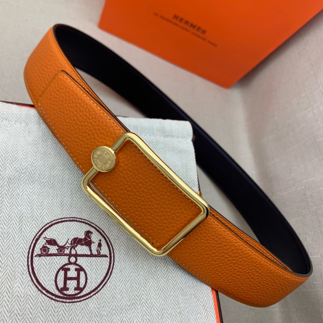 Hermès Basic Belt Top Grain Leather 38cm