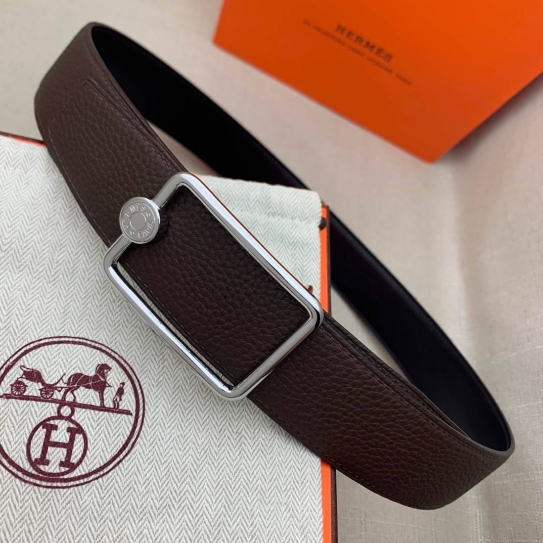 Hermès Basic Belt Top Grain Leather 38cm