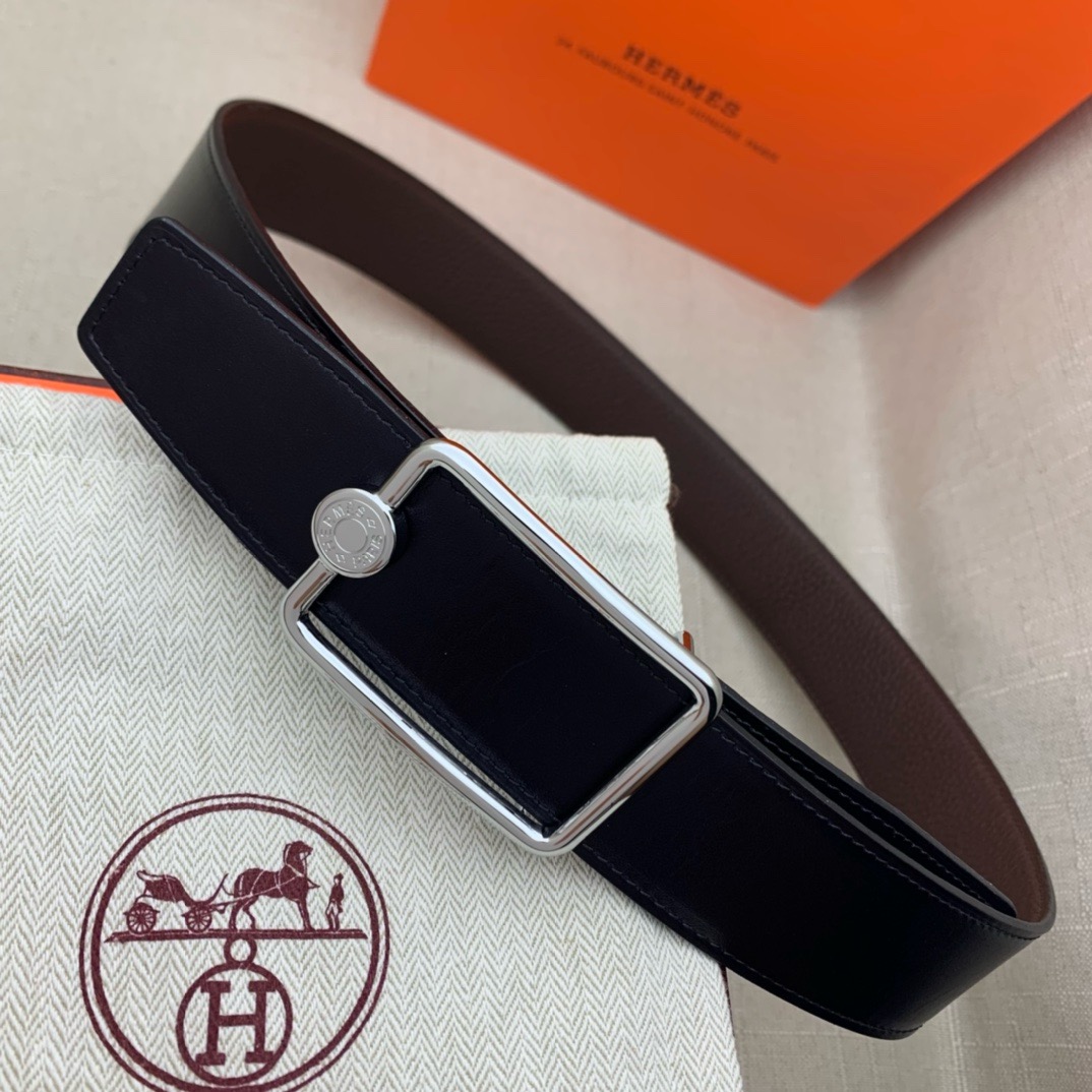 Hermès Basic Belt Top Grain Leather 38cm