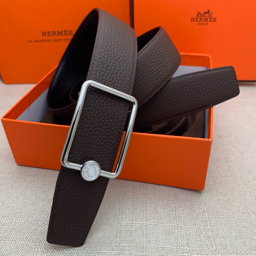 Hermès Basic Belt Top Grain Leather 38cm