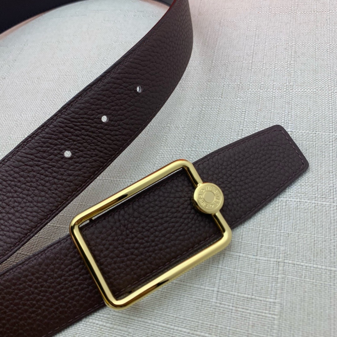 Hermès Basic Belt Top Grain Leather 38cm