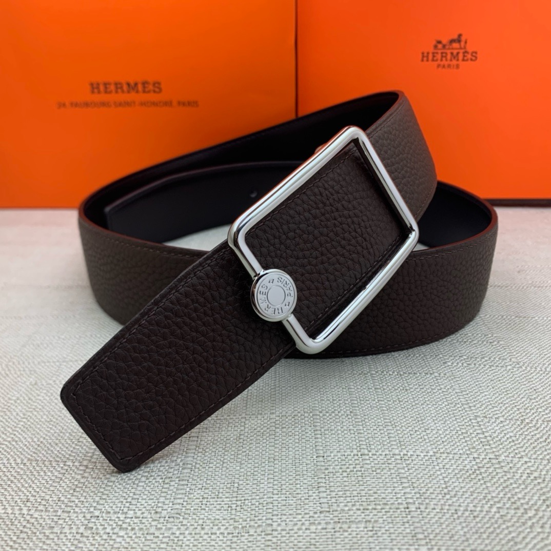 Hermès Basic Belt Top Grain Leather 38cm