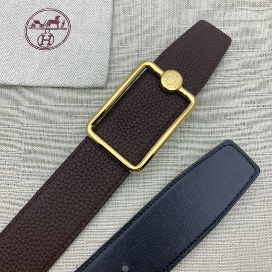 Hermès Basic Belt Top Grain Leather 38cm