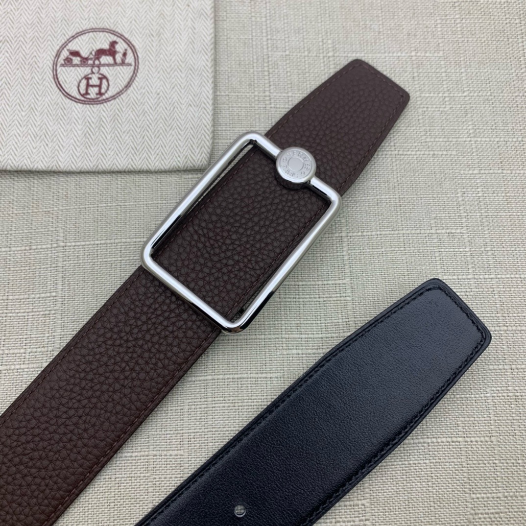 Hermès Basic Belt Top Grain Leather 38cm
