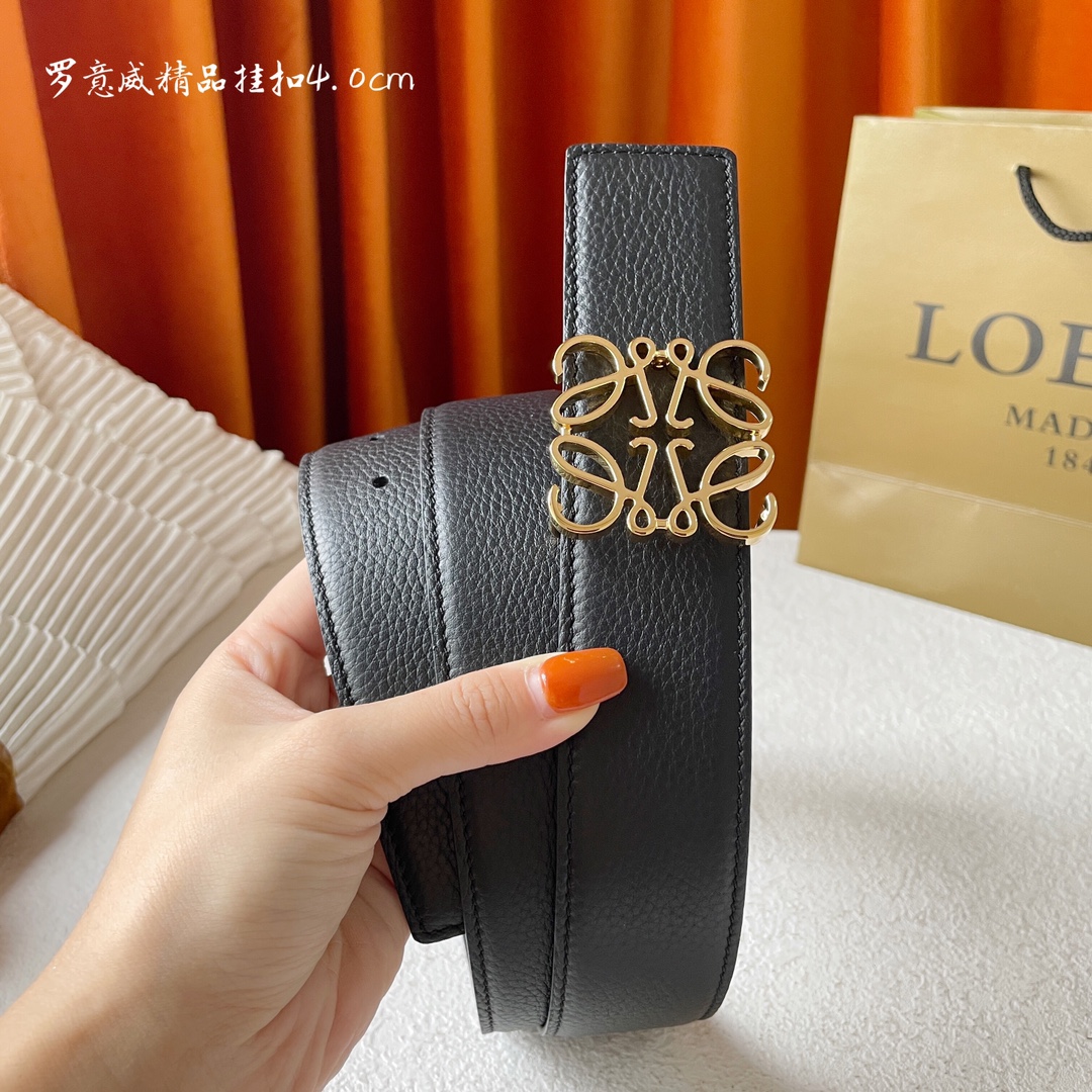 Loewe Basic Belt Cow Leather M-l