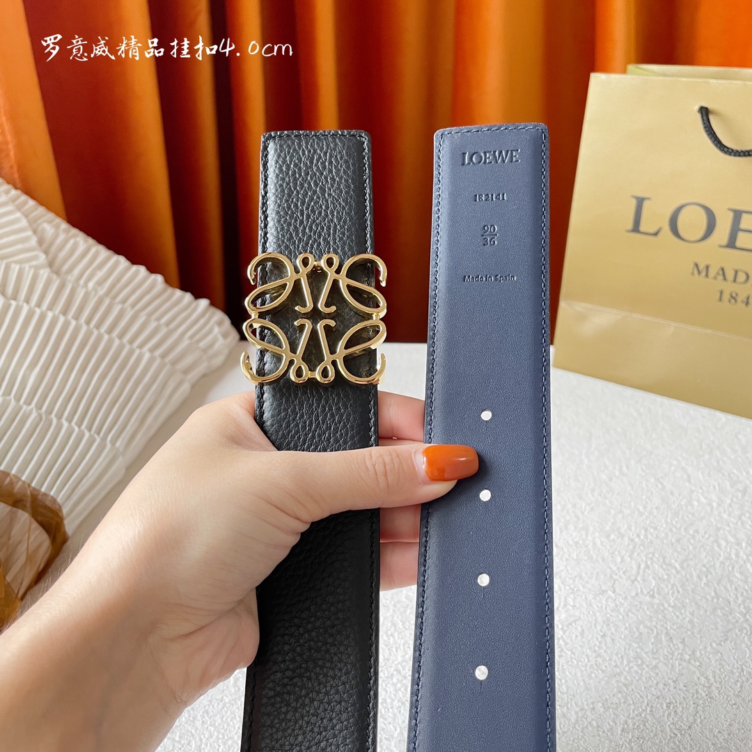 Loewe Basic Belt Cow Leather M-l