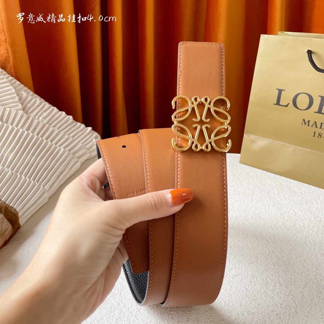 Loewe Basic Belt Cow Leather M-l