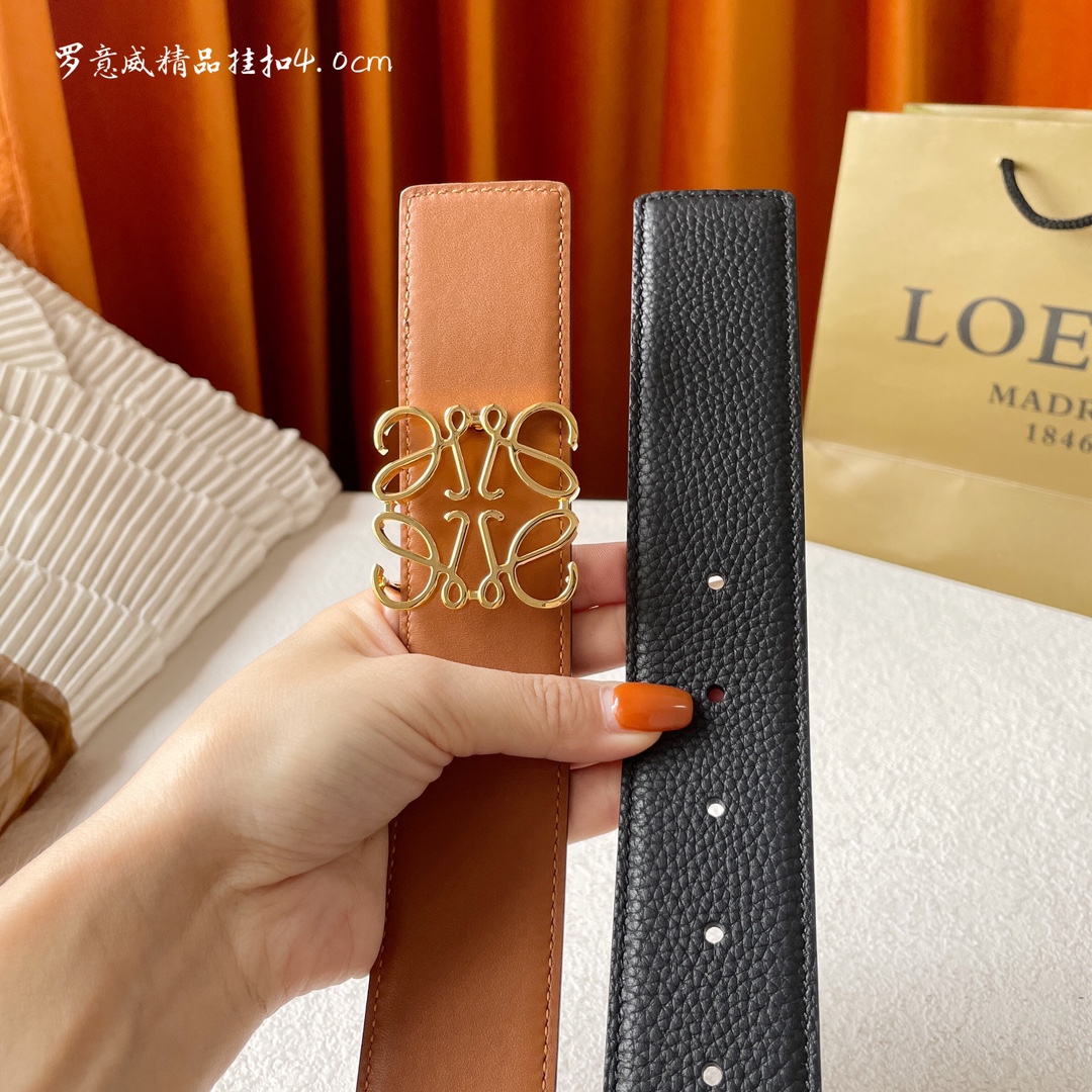 Loewe Basic Belt Cow Leather M-l