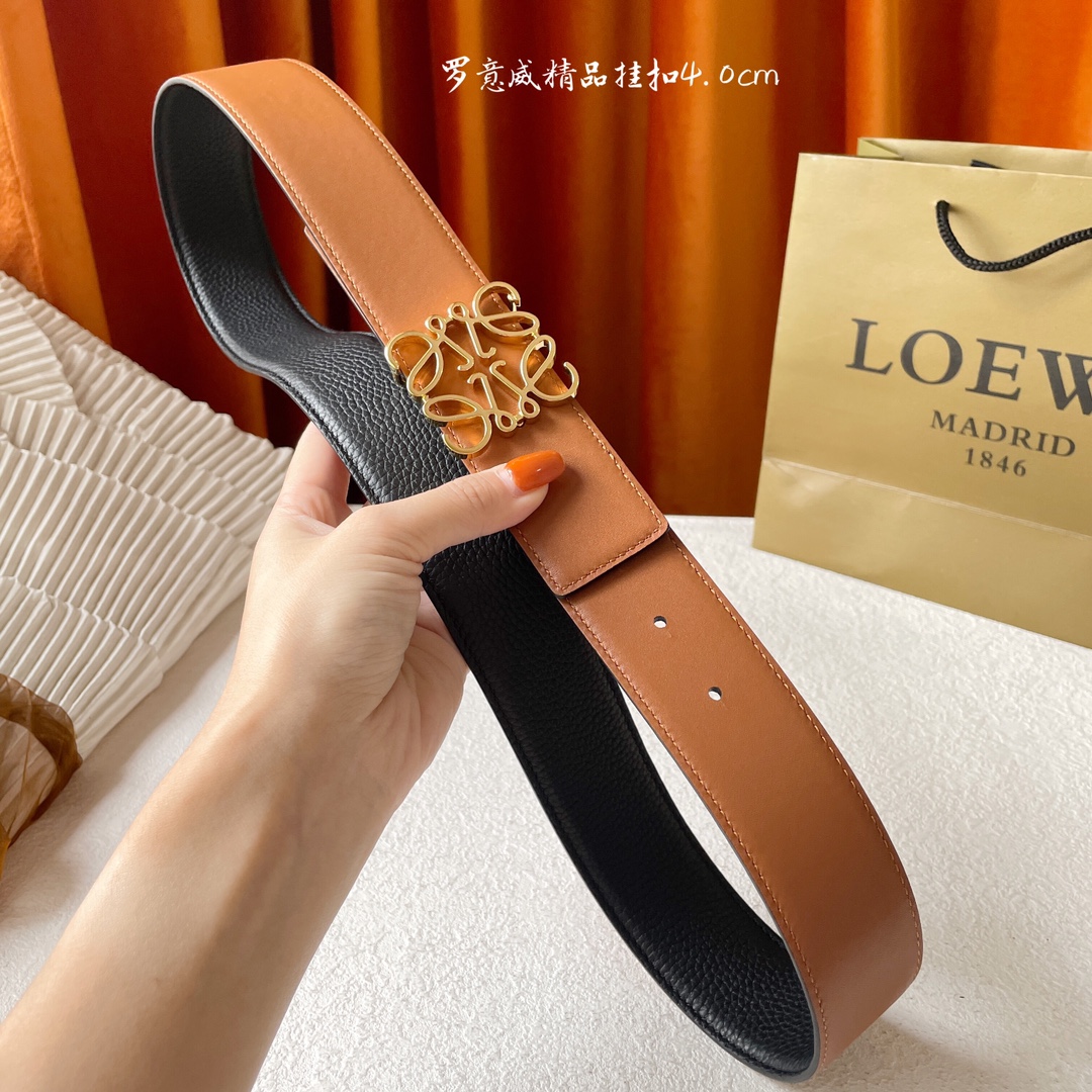 Loewe Basic Belt Cow Leather M-l