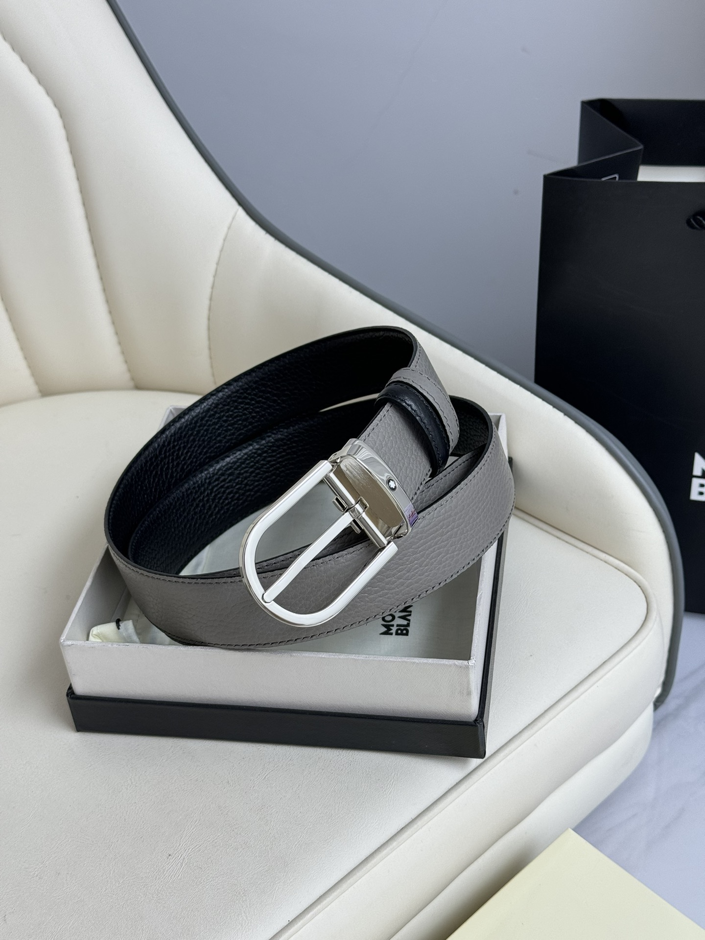 Montblanc Basic Belt Top Grain Leather M-l