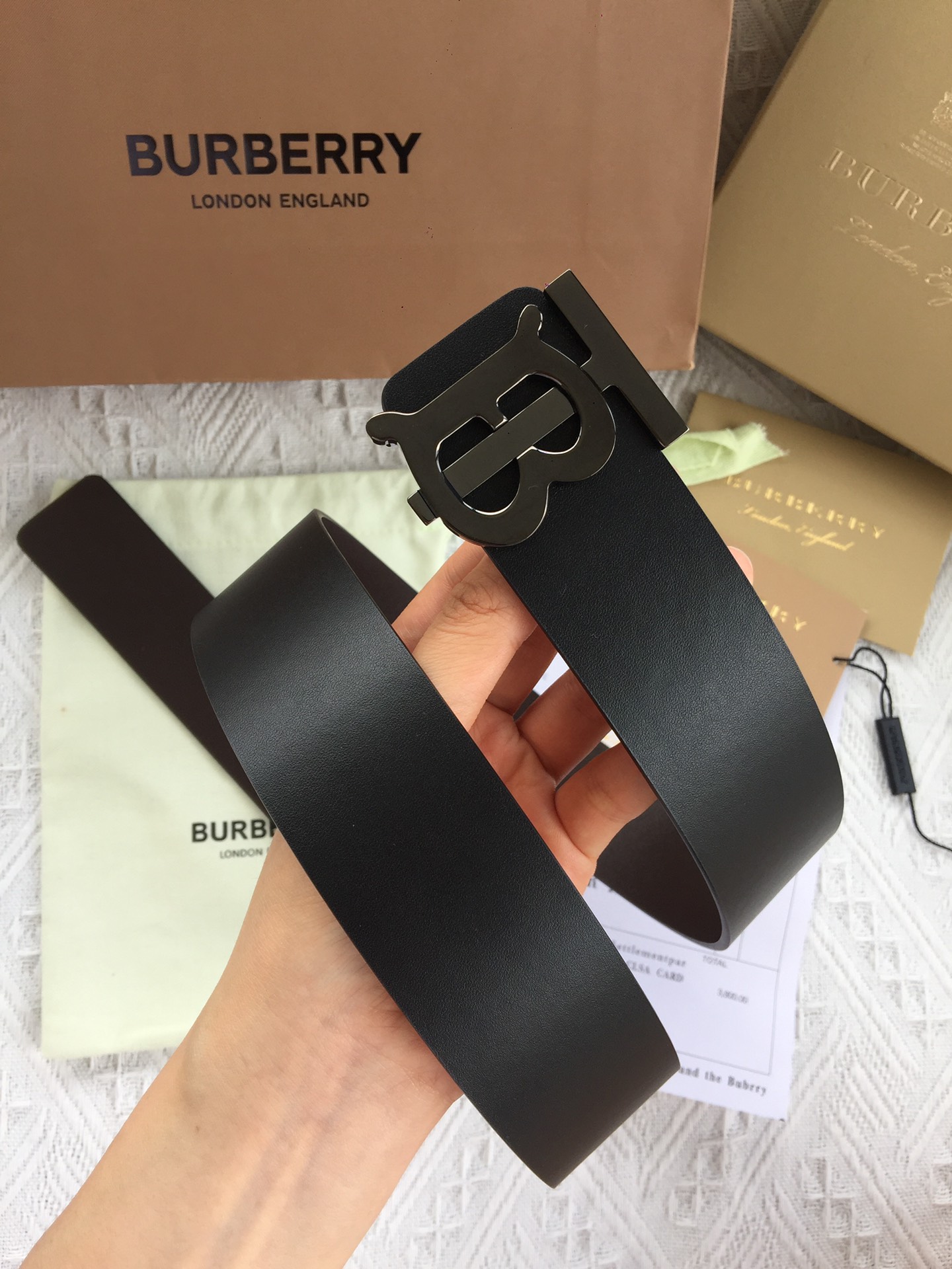 Burberry Leather Belt M