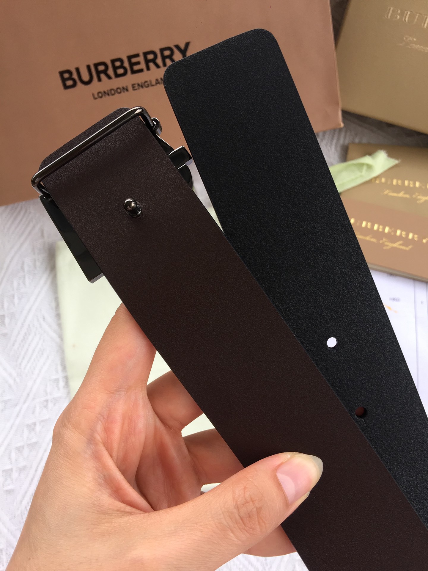 Burberry Leather Belt M