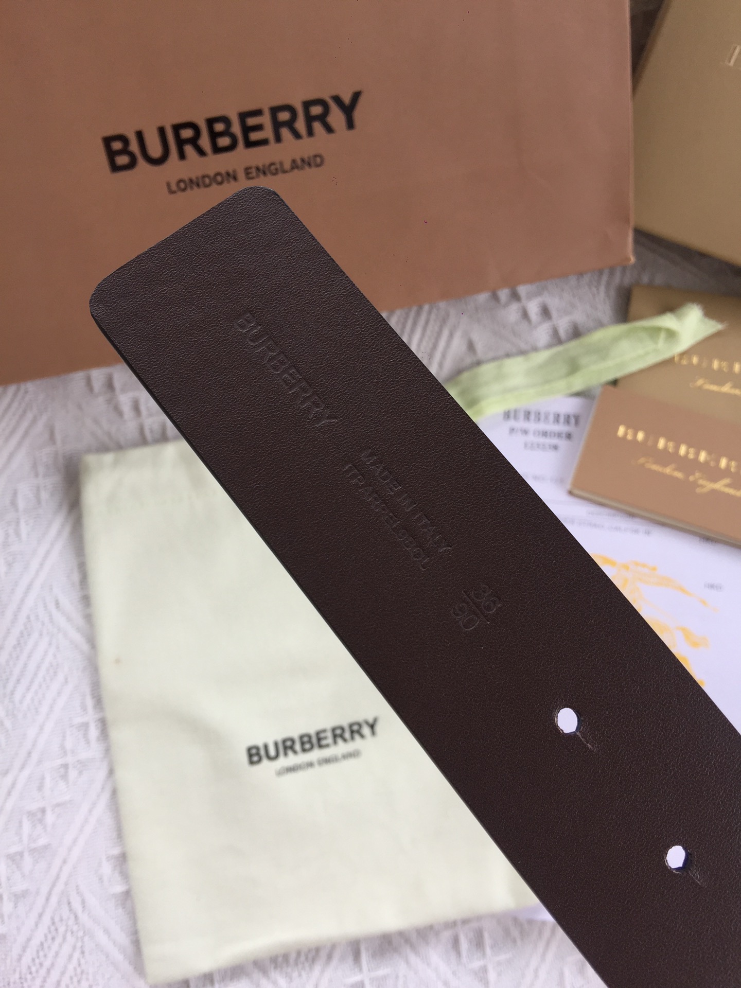 Burberry Leather Belt M