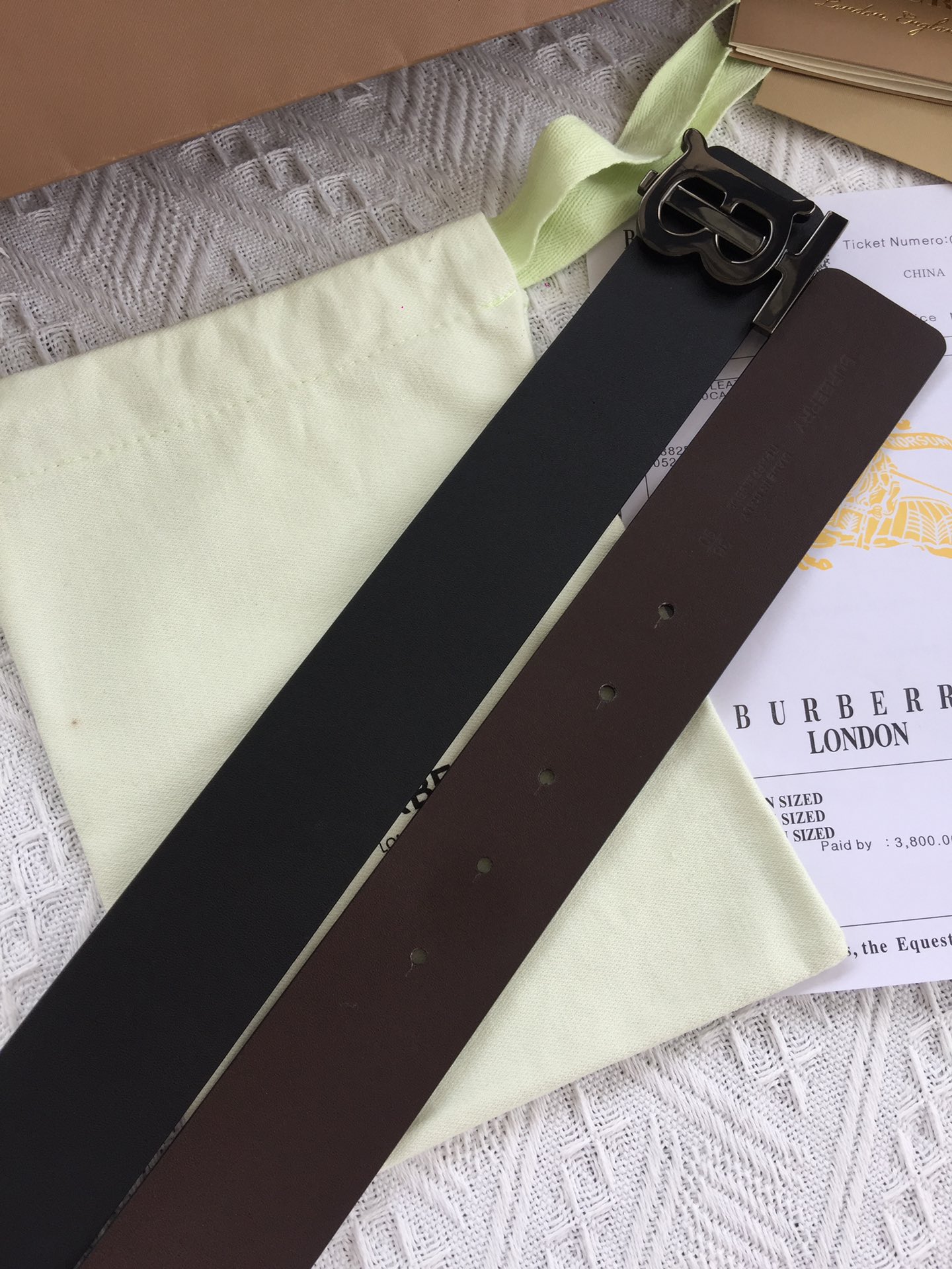 Burberry Leather Belt M