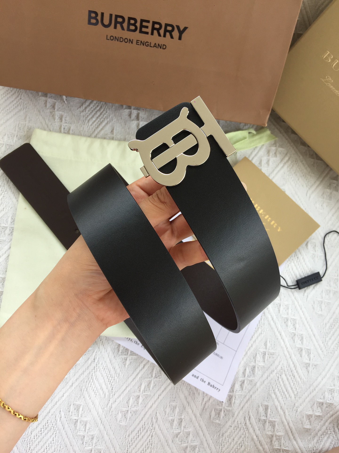 Burberry Leather Belt M