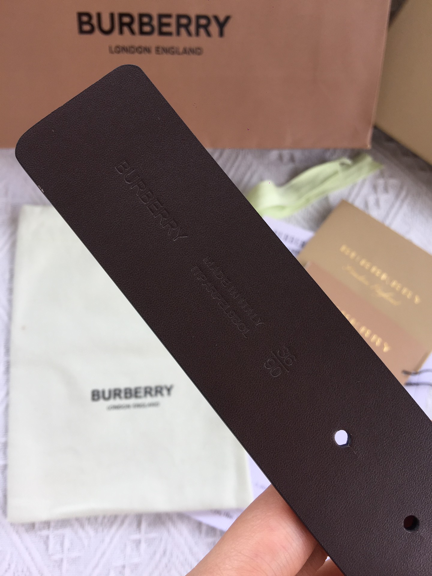 Burberry Leather Belt M