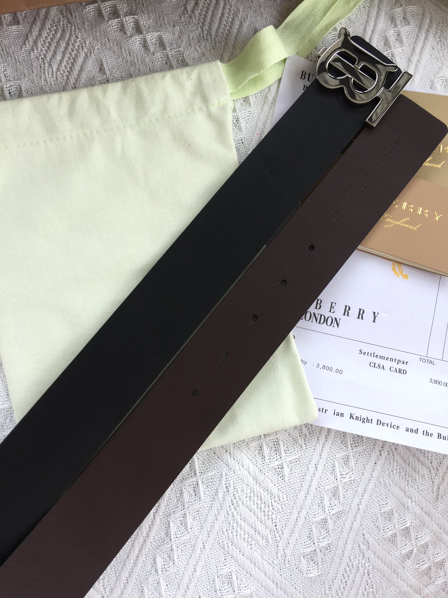 Burberry Leather Belt M