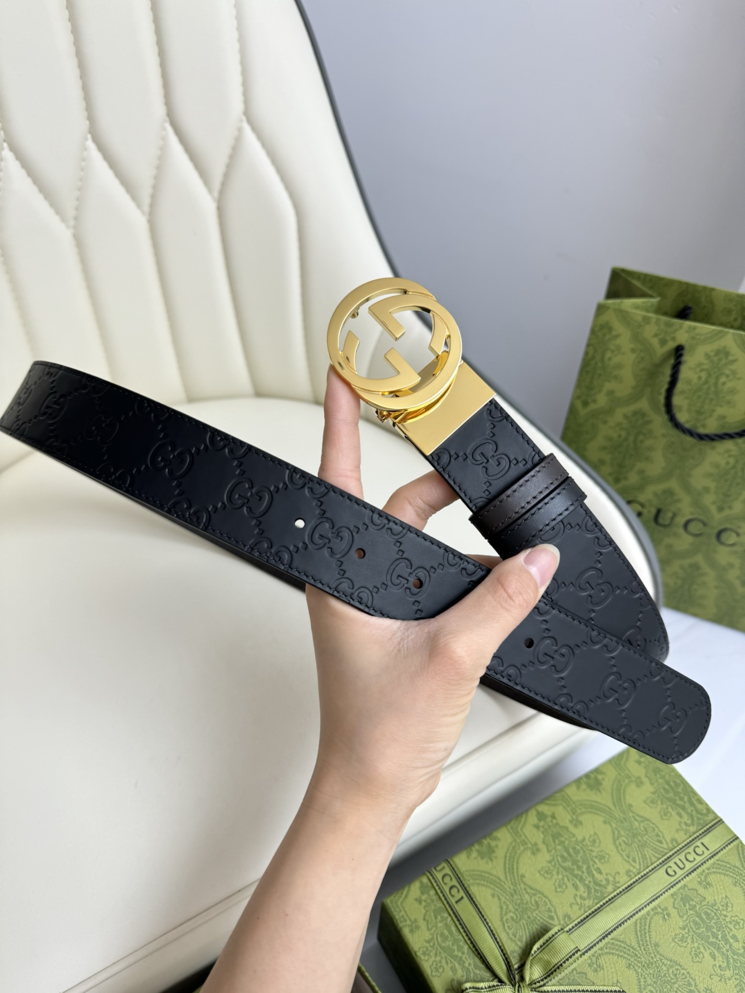 Gucci Male Basic Belt M