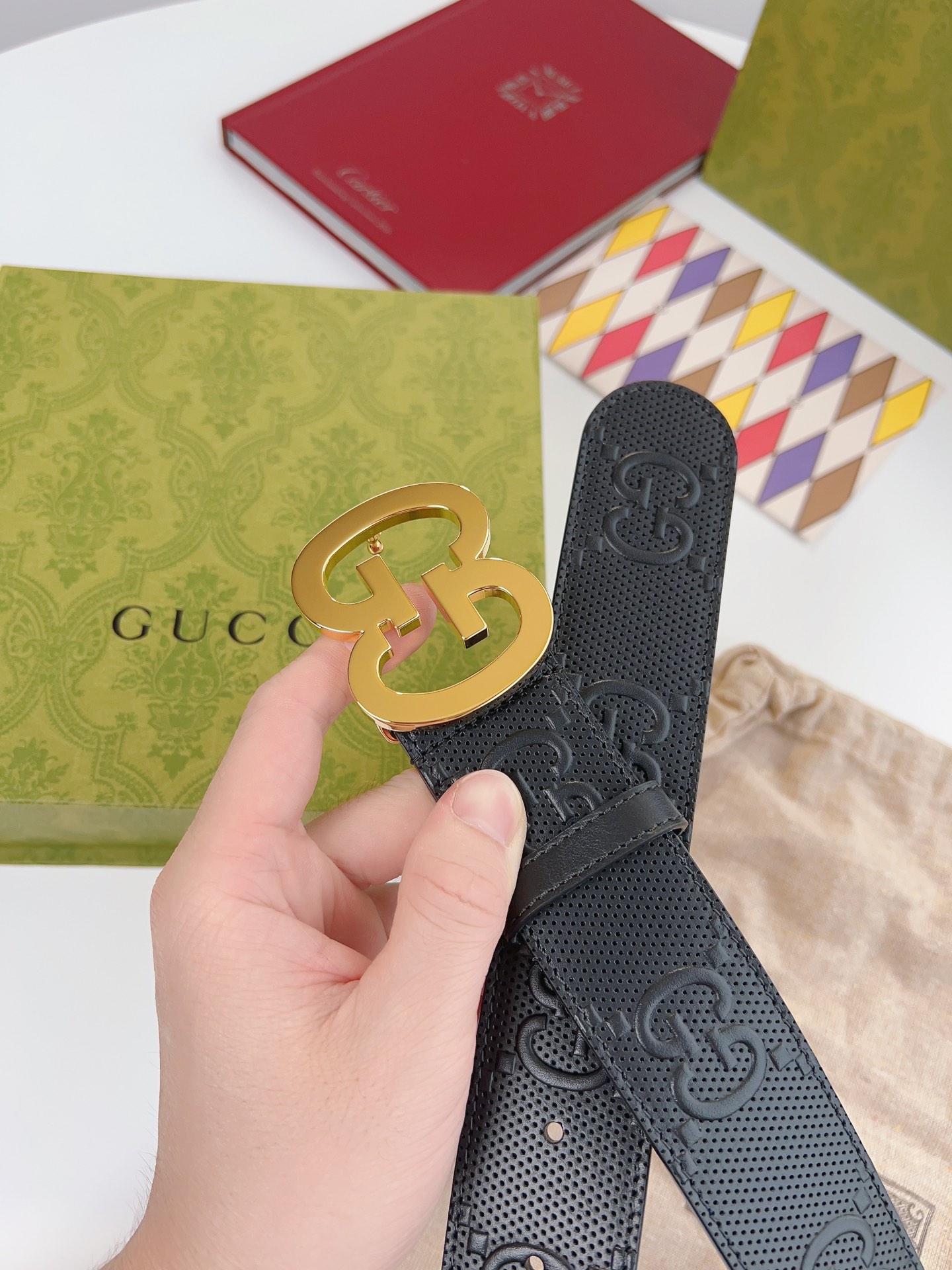 Gucci Basic Belt Gold M