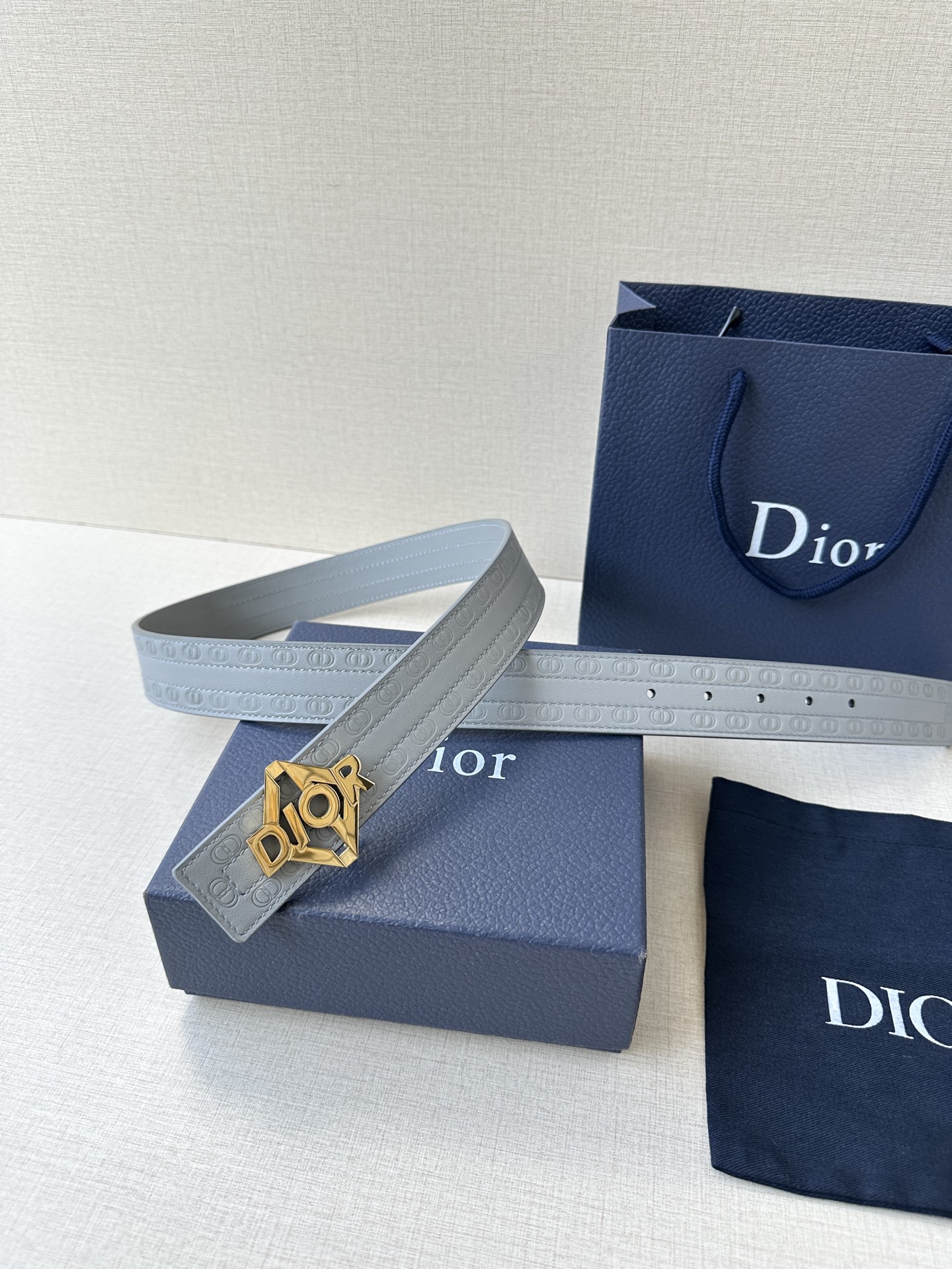 Dior Basic Belt Cow Leather Black M