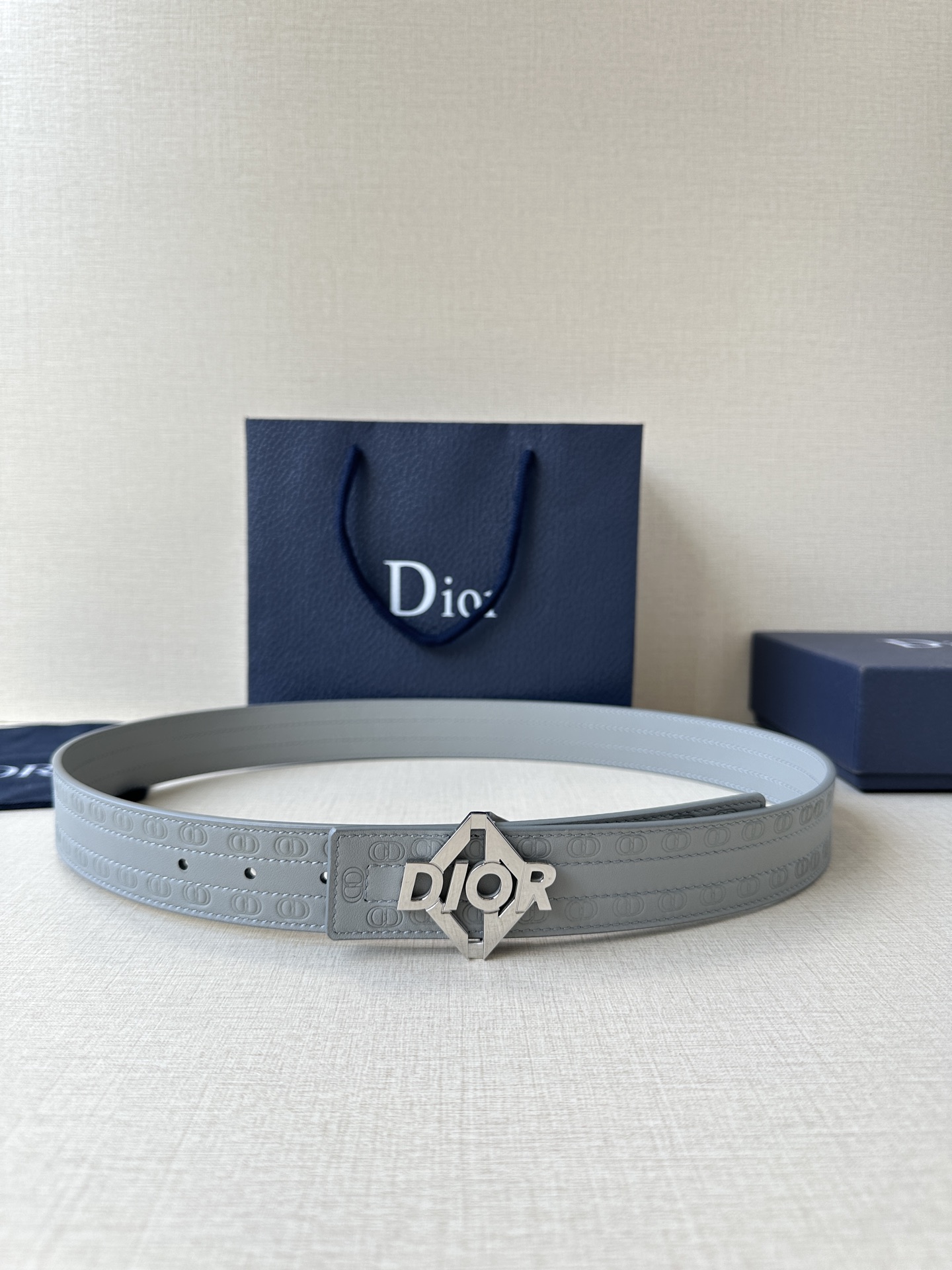 Dior Basic Belt Cow Leather Black M