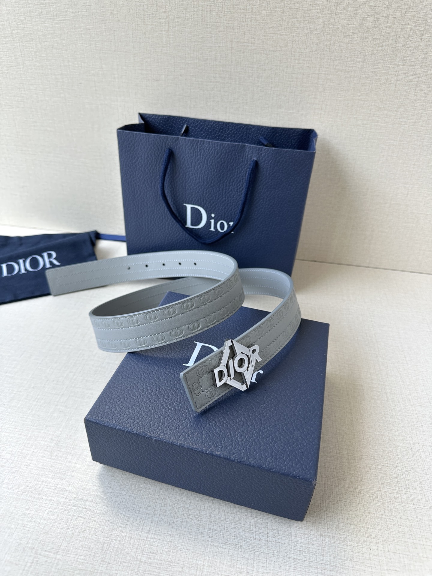 Dior Basic Belt Cow Leather Black M