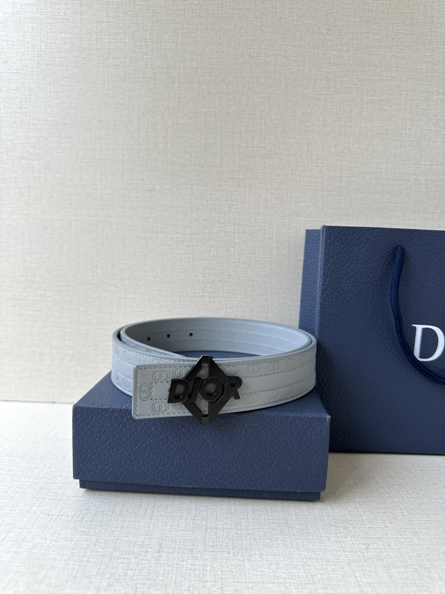 Dior Basic Belt Cow Leather Black M